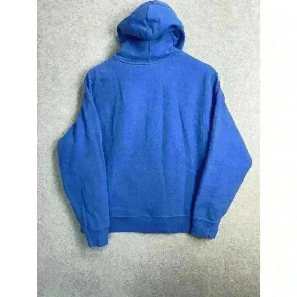 The‎ North Face Hoodie Sweatshirt Fleece Pullover Drew Peak Hooded Blue Sz M EUC
